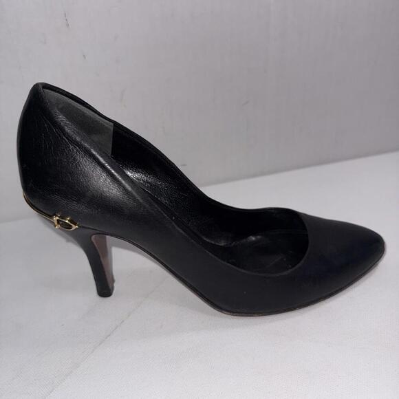Gucci Shoes - Gucci Amputee Right Only Old Money Classy Pumps Leather Black Shoe Women's 36